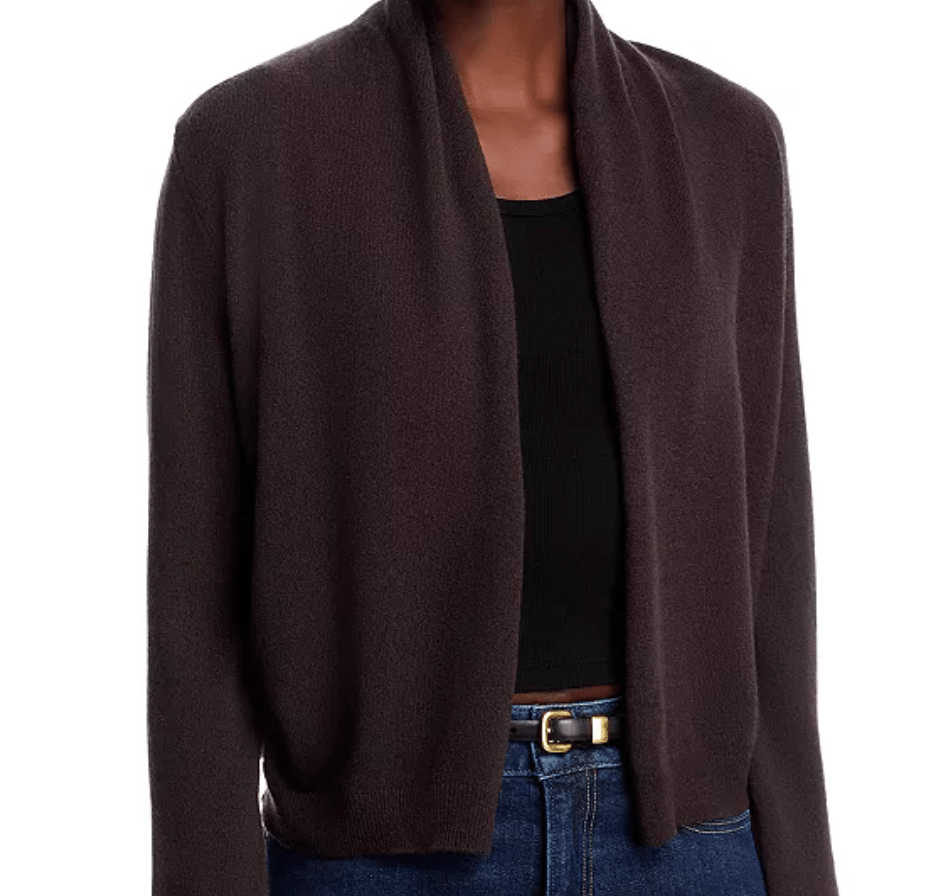 Cashmere Open Cardigan (Two Colors) - Image 1 of 2