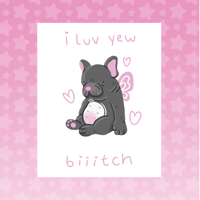 Image 5 of Frenchie Fairy Gift Pack - Cute French Bulldog with Fairy Wings