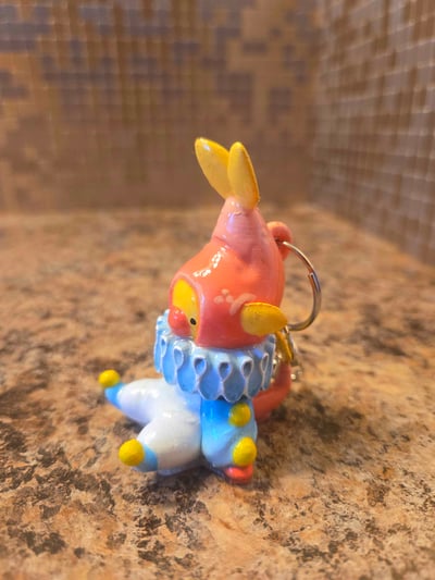 Image of Silly fish clown keychain!