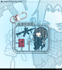 Image 1 of Winter Soldier Tray Charm