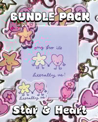 Image 1 of Fun Pack of Star and Heart Gift Pack- perfect gift for BFF