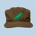 Image of BROWN CANVAS PAINTERS CAP