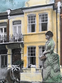 Image 2 of Belonging ..An original mixed media painting on paper