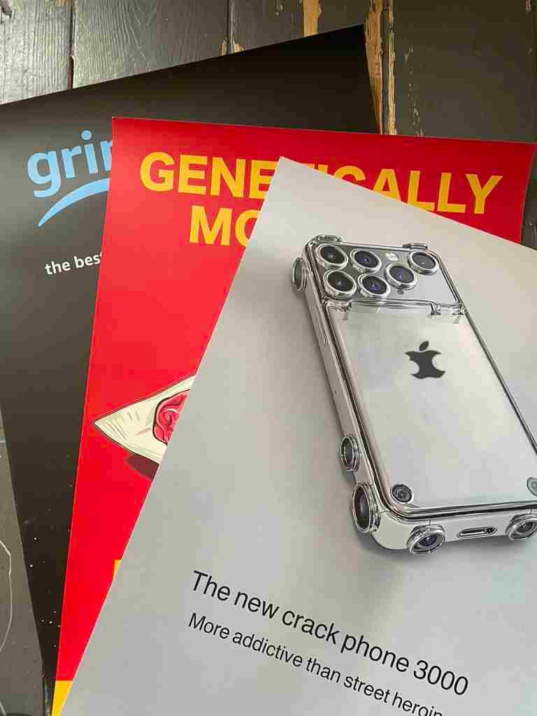 3 A3 laminated posters 