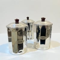 Image 8 of Pot à épices en chrome et bakélite Chicorée – Années 1930 – Boîte Art déco