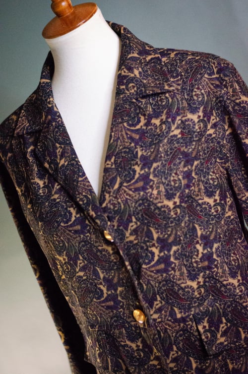 Image of Vintage Sherrice Paisley Long Line Blazer
