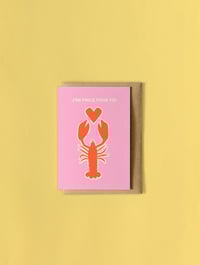 Image 1 of Carte de Voeux "J'en pince pour toi"