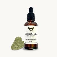 Image 1 of Jade Gua Sha + Castor Oil Bundle