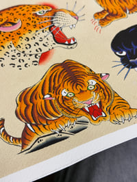 Image 3 of Cats flash sheet print 🐅