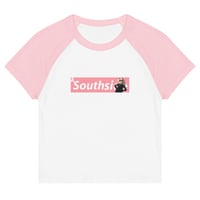 Image 4 of Women’s micro rib breast cancer support Tee