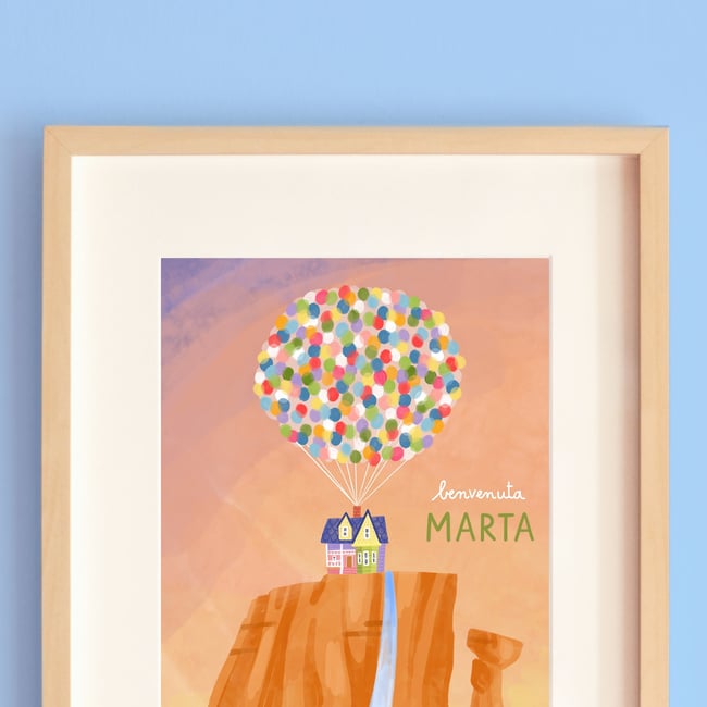 quadro benvenuto neonati