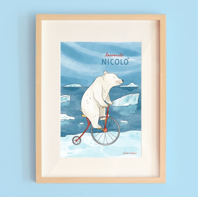 quadro benvenuto neonati