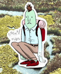 Image 1 of Normal Man sticker