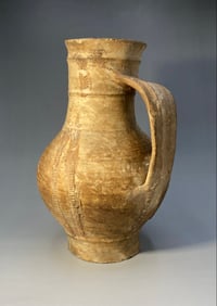 Image 2 of Medieval; Late Thirteenth Century Baluster Jug; Lyonnais, France.