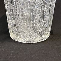 Image 10 of Seau à glaçons en cristal taillé rétro et anses chrome  - seau à glace vintage 1960