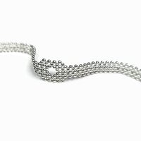 Image 1 of Bracelet argent plat "Auji"