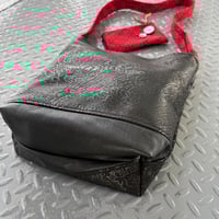 Image 2 of 2025 Edit Repurposed Leather Jacket & Neck Tie Bucket Bag