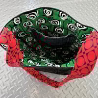 Image 3 of 2025 Edit Repurposed Leather Jacket & Neck Tie Bucket Bag