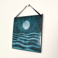 Image 4 of Seascape Enamel Wall Art