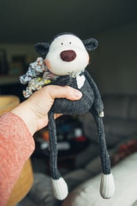 Image 3 of Steve - Original Sculpted Sock Monkey