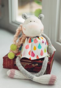 Image 2 of Sue - Sculpted Sock Hippo