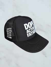 DOPE ACTIVE FATHER "BLACK N WHITE"" Trucker Hat