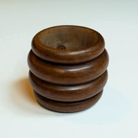 Image 10 of Nécessaire de fumeur Art Déco en bois tourné - 1930 - Boîtes en bois tourné cendrier Art déco