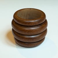 Image 11 of Nécessaire de fumeur Art Déco en bois tourné - 1930 - Boîtes en bois tourné cendrier Art déco