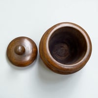 Image 5 of Nécessaire de fumeur Art Déco en bois tourné - 1930 - Boîtes en bois tourné cendrier Art déco