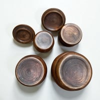 Image 13 of Nécessaire de fumeur Art Déco en bois tourné - 1930 - Boîtes en bois tourné cendrier Art déco