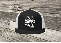 Image 1 of Jesus Saves Y'all Texas Trucker Cap - FREE SHIPPING!!!