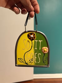 Image 1 of So it goes suncatcher