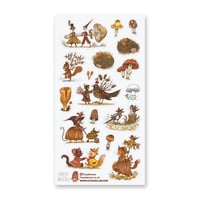 Image 1 of Autumn Woodland Whimsy Sticker Sheet