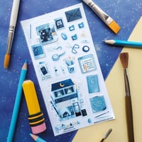 Image 2 of Cosmic Art Supply Sticker Sheet