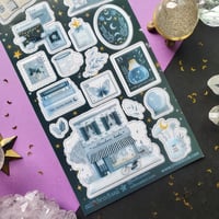 Image 3 of Cosmic Bookshop Sticker Sheet