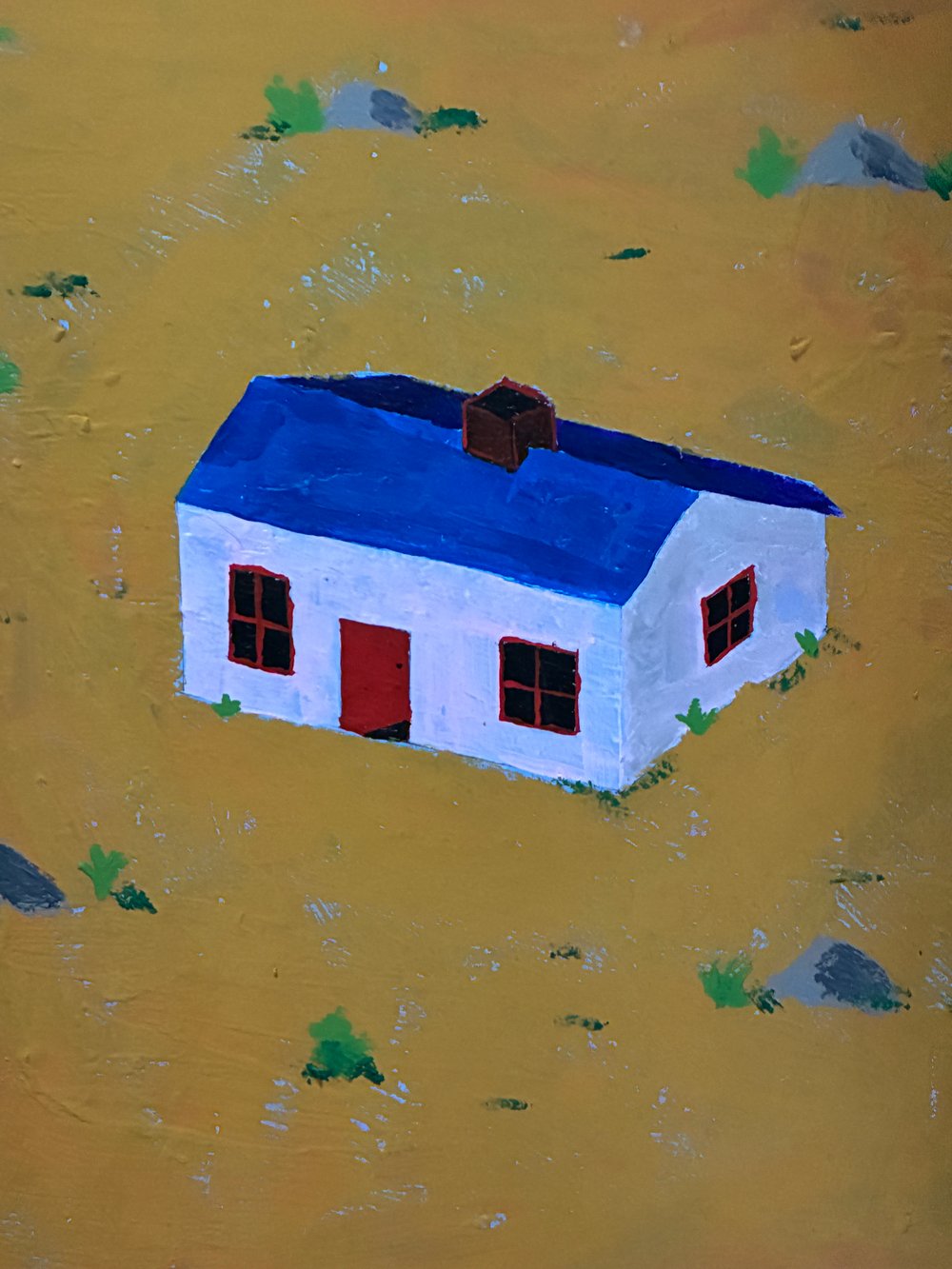 Tux and Fanny painting - Underwater House