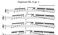 Image 2 of Niccolò Paganini Capriccio No. 5 Op. 1