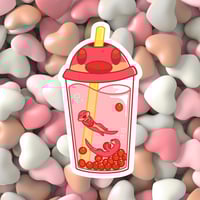 Image 1 of Boba Otters Sticker🧋