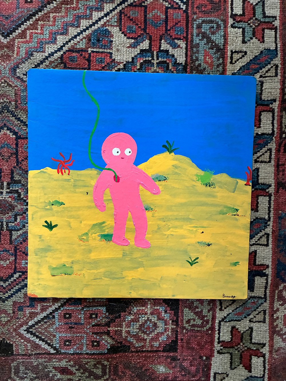 Tux and Fanny painting - Ocean Floor