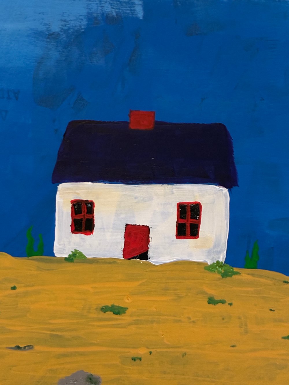 Tux and Fanny painting - House