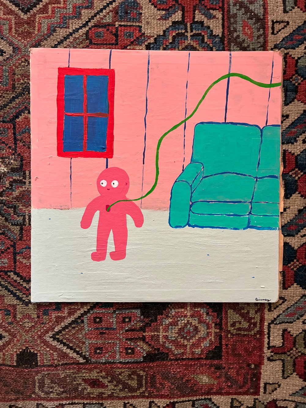 Tux and Fanny painting - Sofa