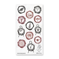 Image 1 of Nature Wax Seals Sticker Sheet