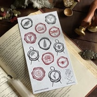 Image 2 of Nature Wax Seals Sticker Sheet