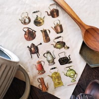 Image 2 of Teapots & Kettles Sticker Sheet