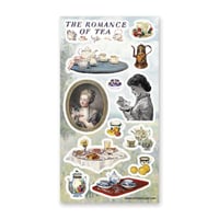 Image 1 of The Romance of Tea Sticker Sheet