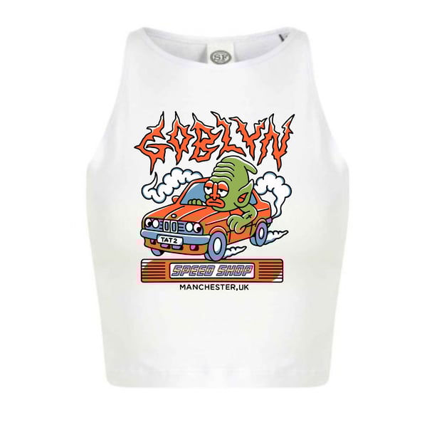 Image of *PRE ORDER* Goblyn speed shop crop top