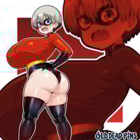 Image 1 of Hana Incredibles Halloween Costume Vinyl Decal