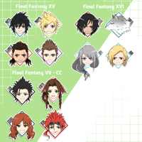 Image 3 of Final Fantasy Character Sticker Sets