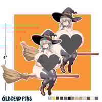 Busty Witch Tsuki Uzaki Enamel Pin PreOrder