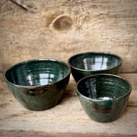 Image 2 of Small Green Bowl Set
